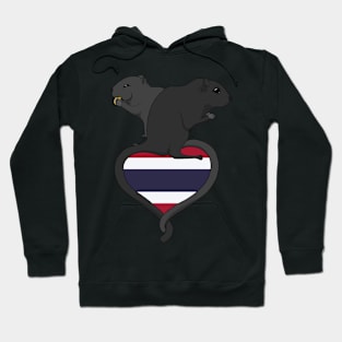 Gerbil Thailand (dark) Hoodie